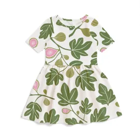 Alberta Dress - Figs Green