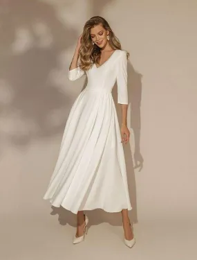 All The Time White Wedding Dress