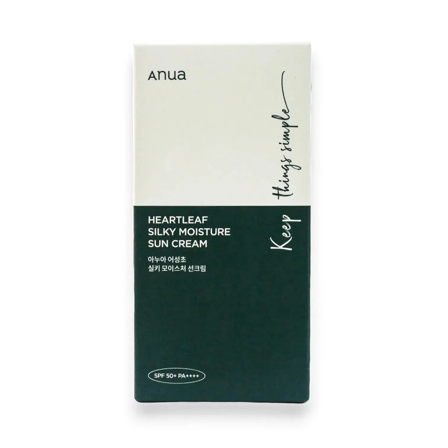 Anua Heartleaf Silky Moisture Sun Cream SPF50 50ml