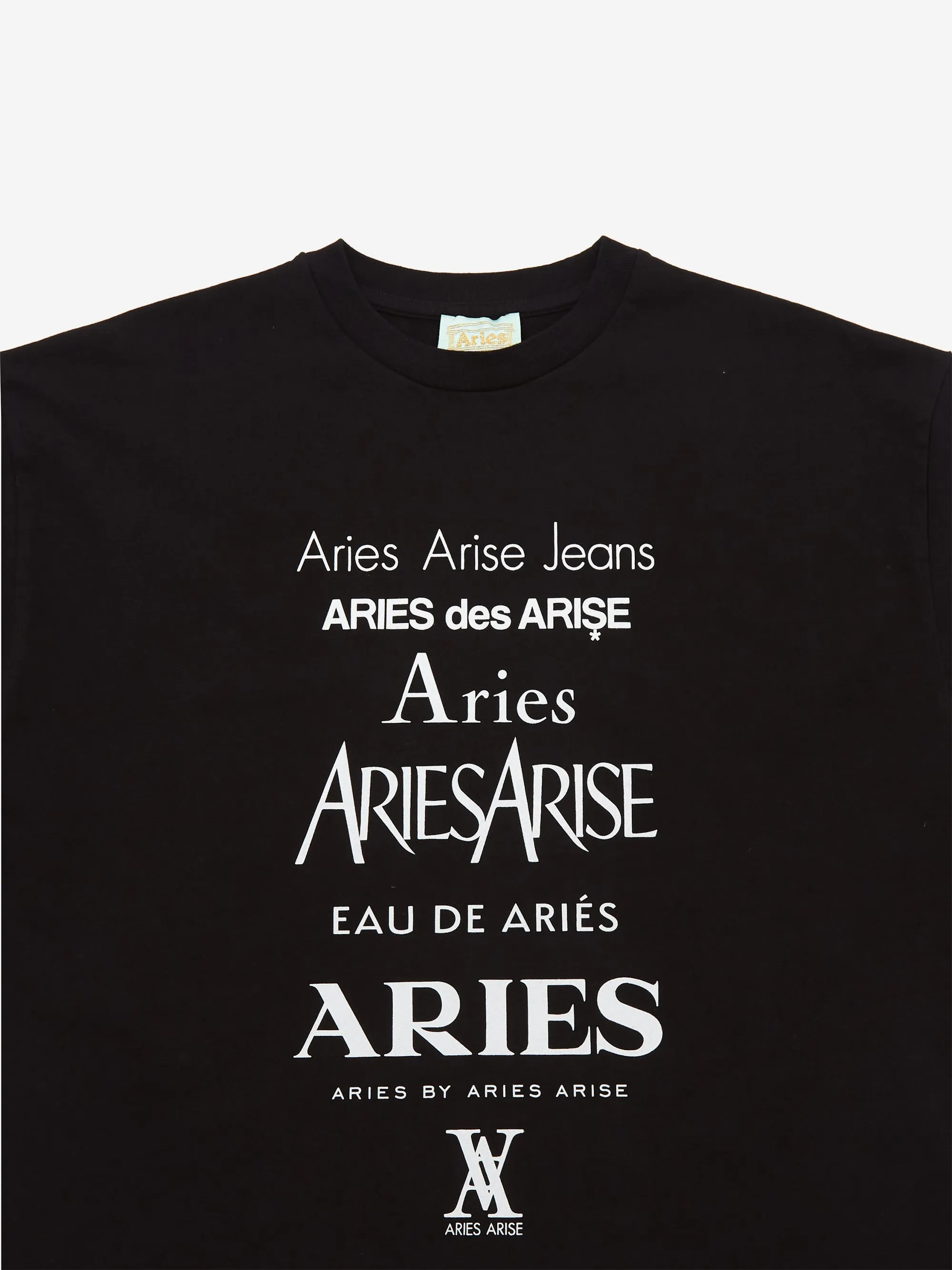 Aries Perfume Short Sleeve T-Shirt - Black