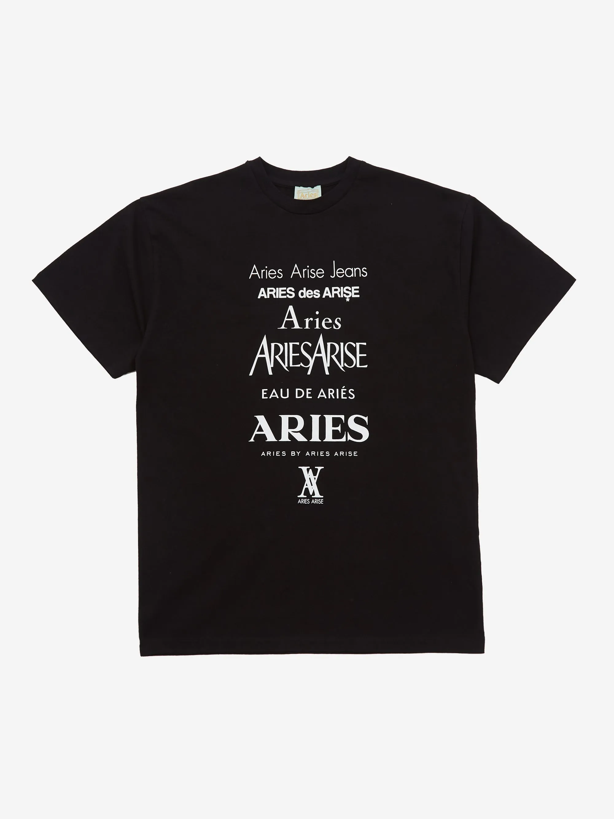 Aries Perfume Short Sleeve T-Shirt - Black