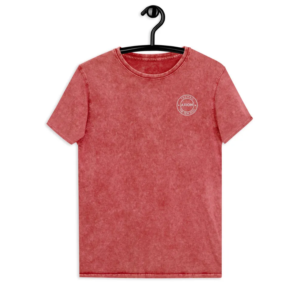 Axiom Logo Denim Wash T-Shirt