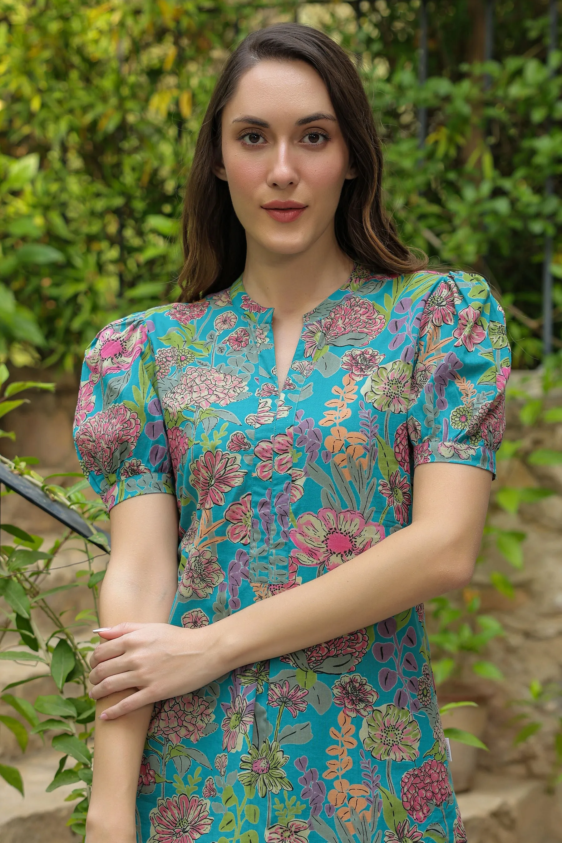 Caribbean escape cotton co-ord set