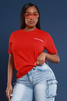 Clean Up Crew Graphic T-Shirt - Red