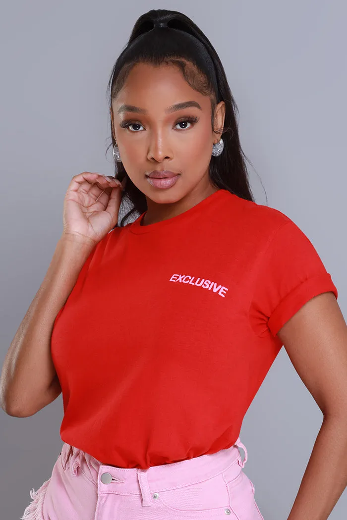Clean Up Crew Graphic T-Shirt - Red