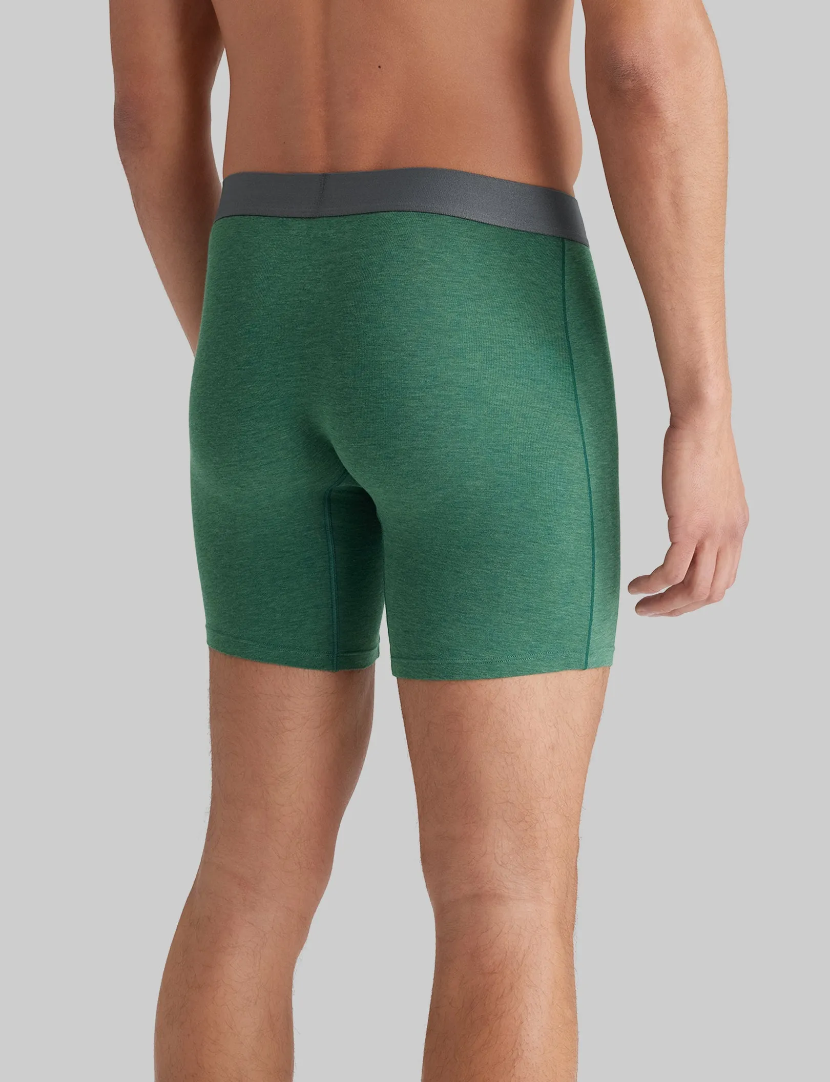 Cool Cotton Mid-Length Boxer Brief 6" (3-Pack)