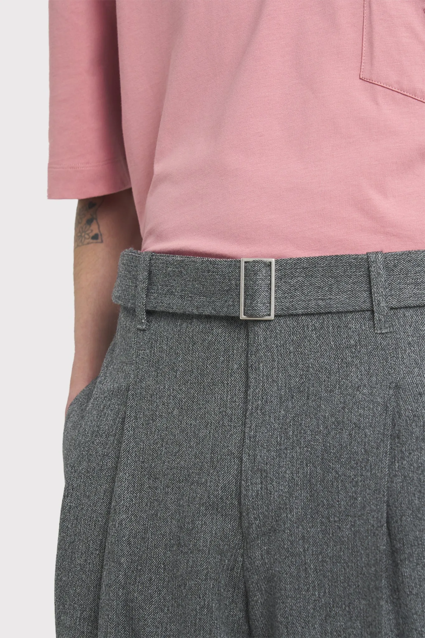 COOPER FLANNEL HEATHER GREY