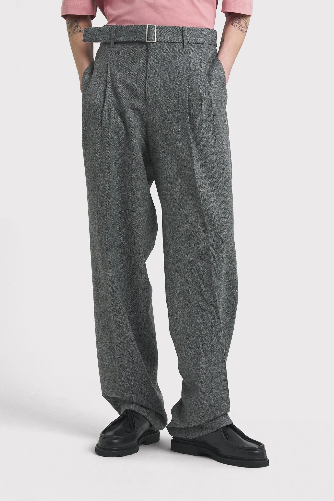 COOPER FLANNEL HEATHER GREY