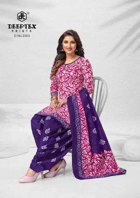 Deeptex Batik Plus Vol 23 Cotton with Printed Regular wear Dress material collection (380x10)
