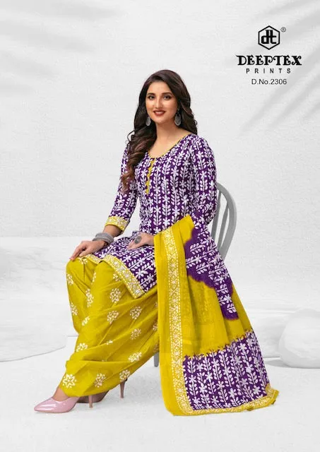 Deeptex Batik Plus Vol 23 Cotton with Printed Regular wear Dress material collection (380x10)