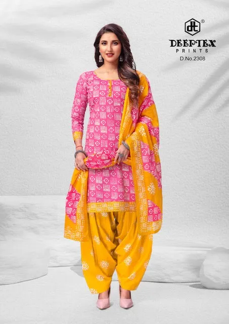 Deeptex Batik Plus Vol 23 Cotton with Printed Regular wear Dress material collection (380x10)