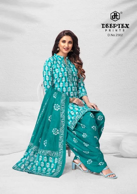 Deeptex Batik Plus Vol 23 Cotton with Printed Regular wear Dress material collection (380x10)