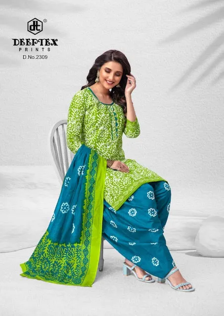 Deeptex Batik Plus Vol 23 Cotton with Printed Regular wear Dress material collection (380x10)