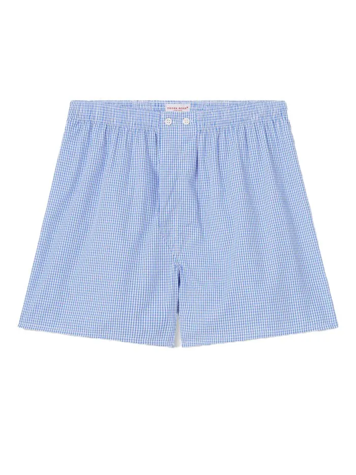 DEREK ROSE Gingham Men's Classic Fit Boxers