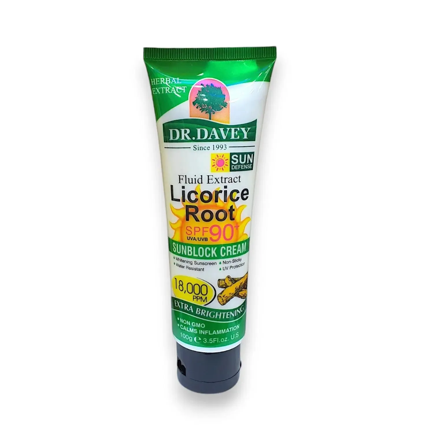 Dr. Davey Licorice Root SPF 90 Sunblock Cream 100g