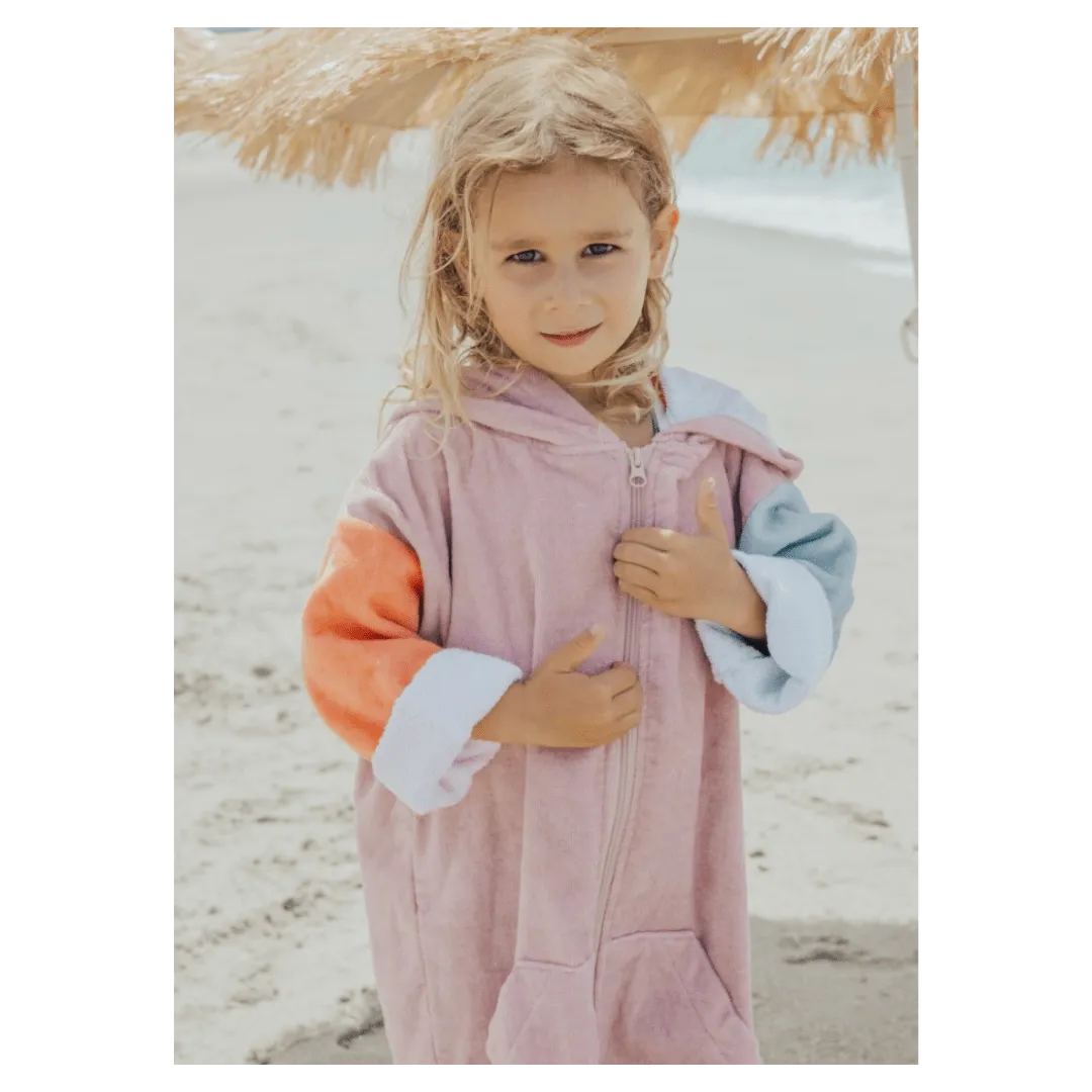 Everywhere Zip-Up Towel - Sunset Colour Block