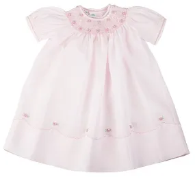 Feltman Brothers Infant Girls Smocked Midgie Bishop Dress - Pink