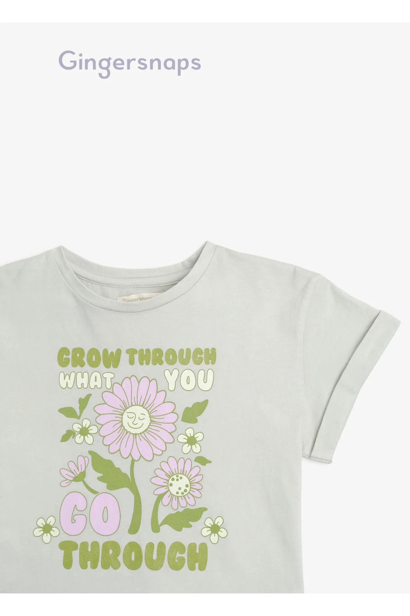 Gingersnaps Daisy Print T-Shirt