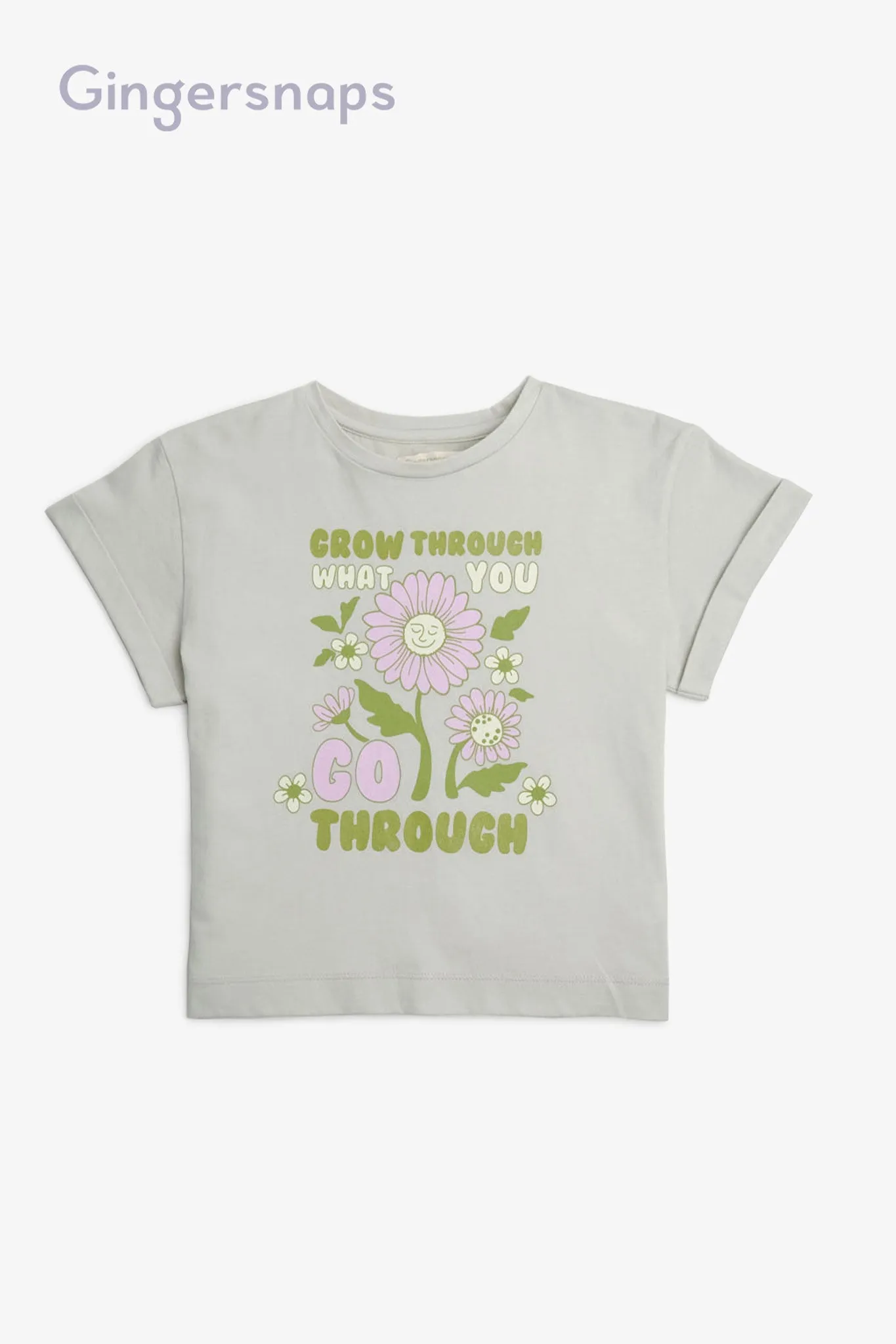Gingersnaps Daisy Print T-Shirt
