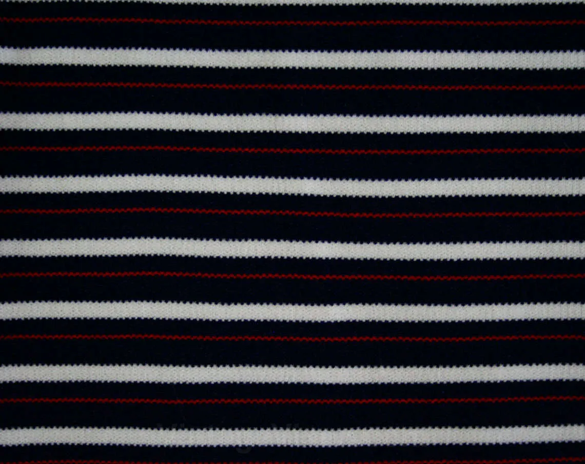 Girl's Size 6X Pants Outfit - 1970s Striped Shirt & Red Pant - 70s Girls Long Sleeved Top - TV Sitcom Style - Stretchorama - NOS Deadstock
