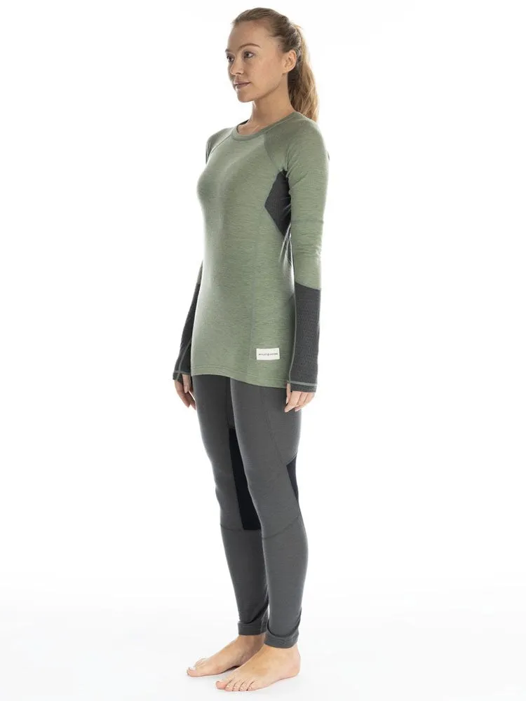 Goldhill 125 Zoned Crew Top - Sea Spray/Ash