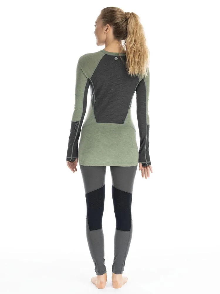 Goldhill 125 Zoned Crew Top - Sea Spray/Ash