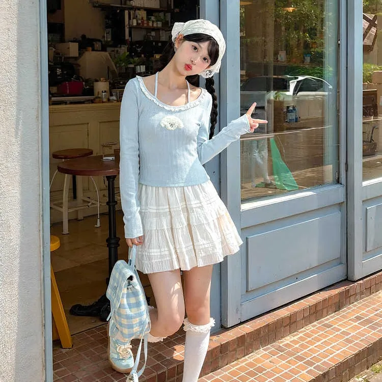 Kawaii Sweet Pure Desire Style Cartoon Puppy T-shirt