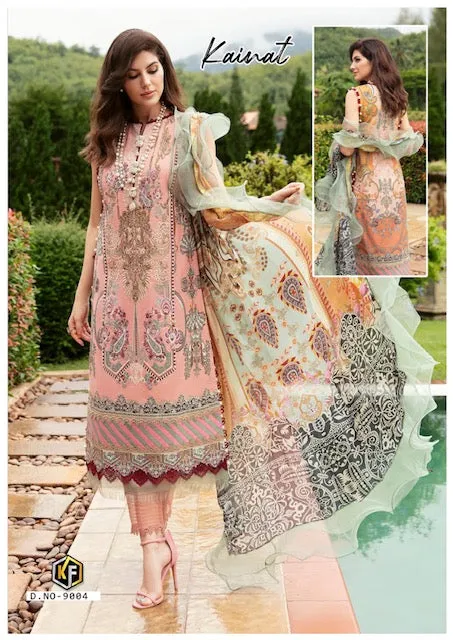 Keval Kainat Vol-9 Series 9001-9006 Pure Cotton Printed Suit (395x06)