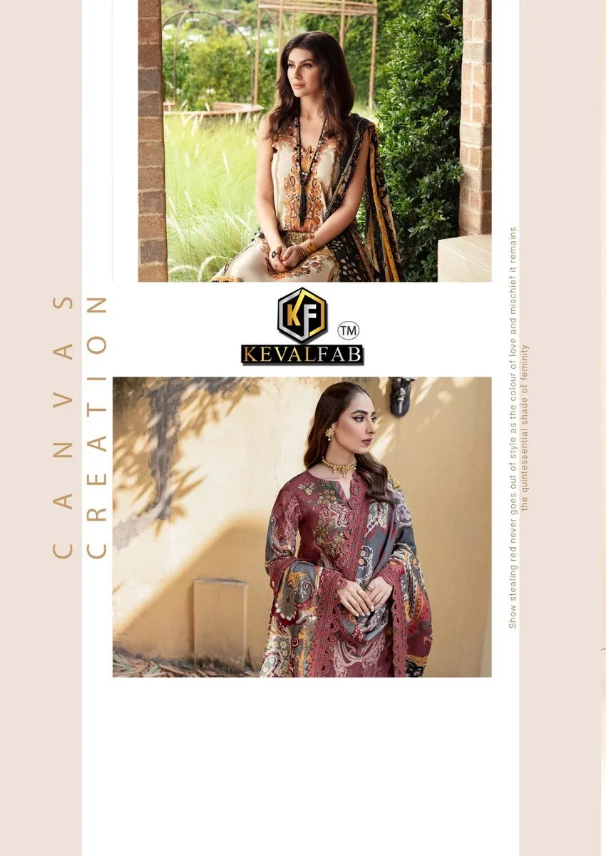 Keval Kainat Vol-9 Series 9001-9006 Pure Cotton Printed Suit (395x06)