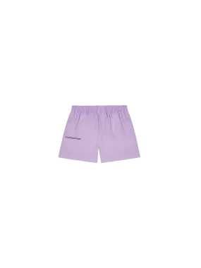 Kids Aloe Linen Shorts—orchid purple