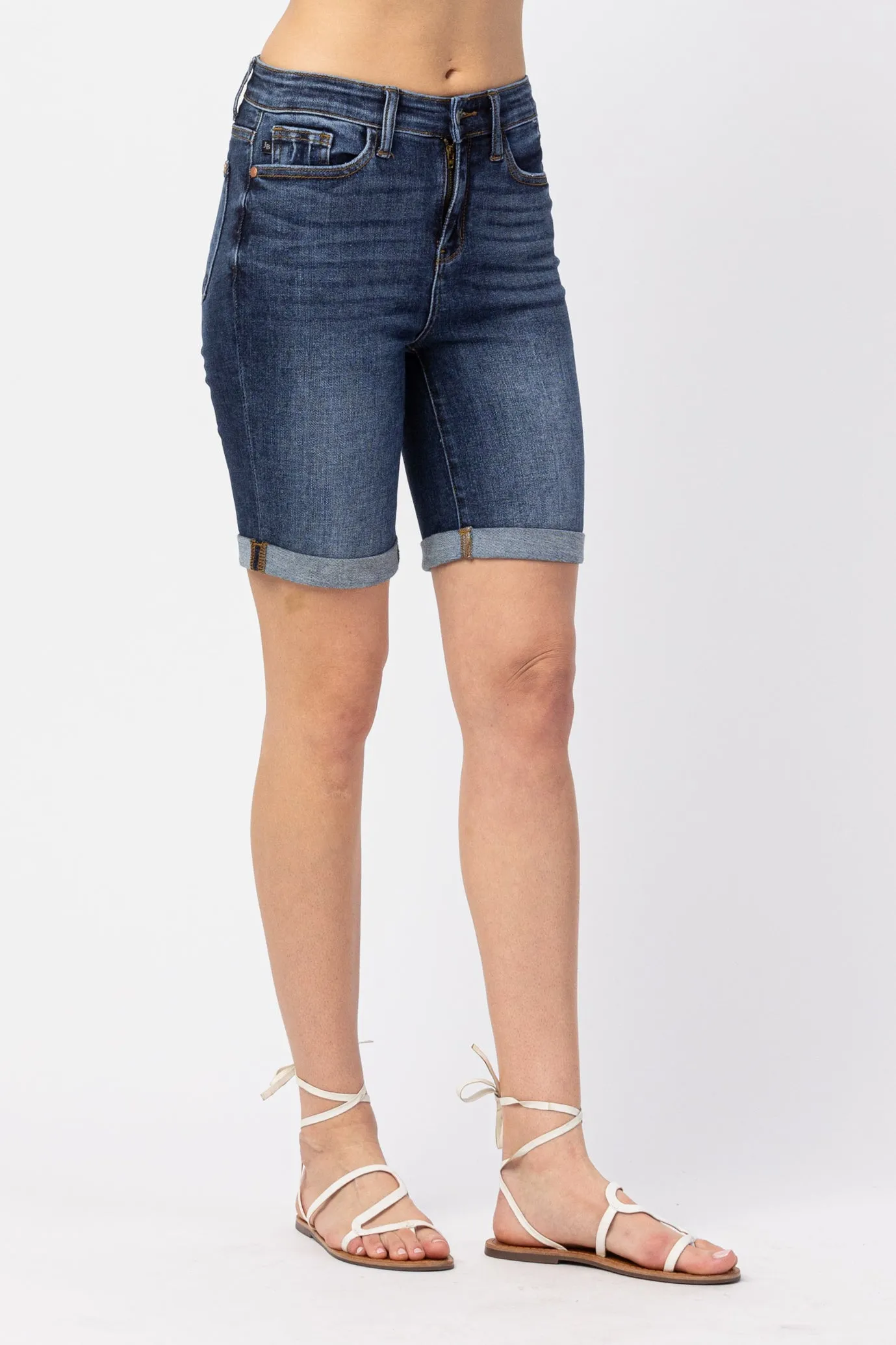 Kimmy Cuffed Bermuda Shorts