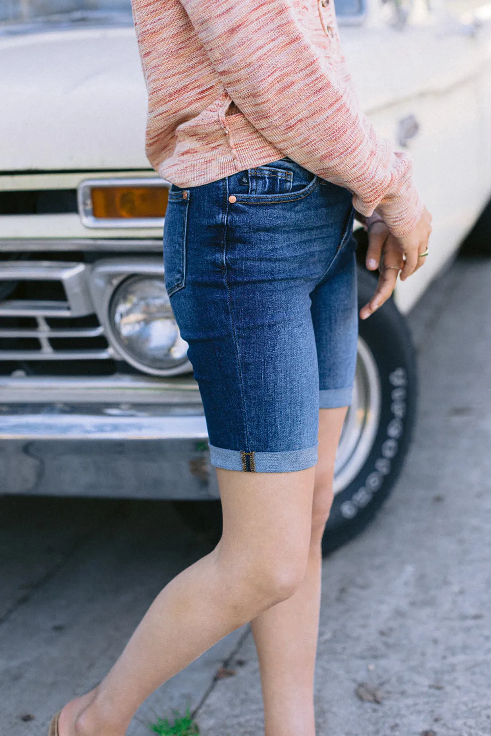 Kimmy Cuffed Bermuda Shorts