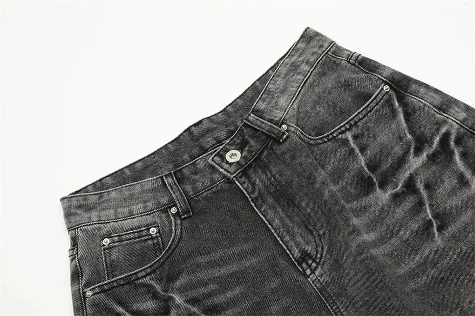 Long Length Grey Jorts