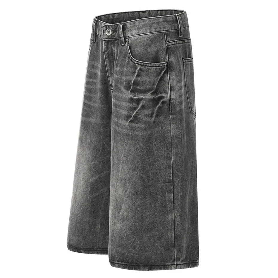 Long Length Grey Jorts