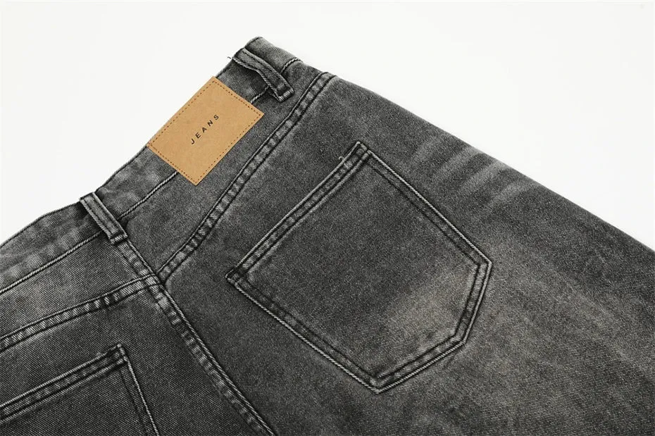 Long Length Grey Jorts