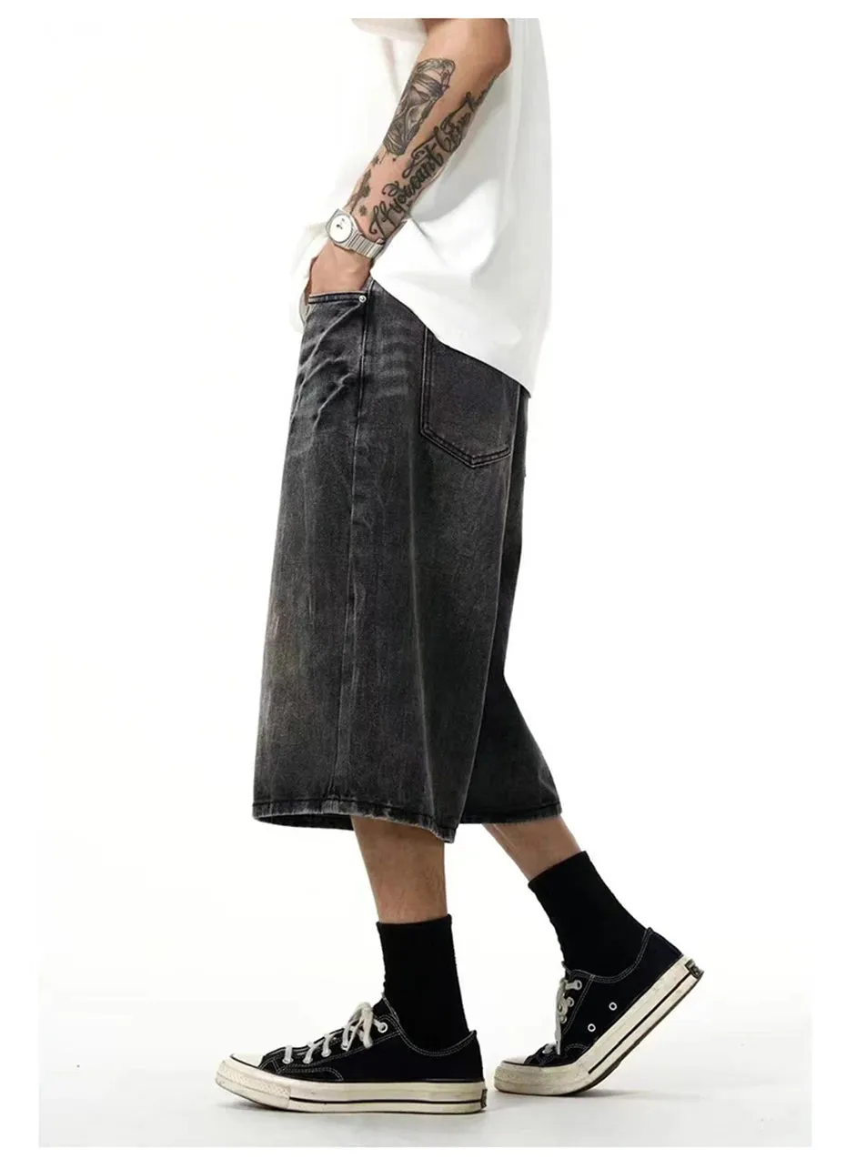 Long Length Grey Jorts