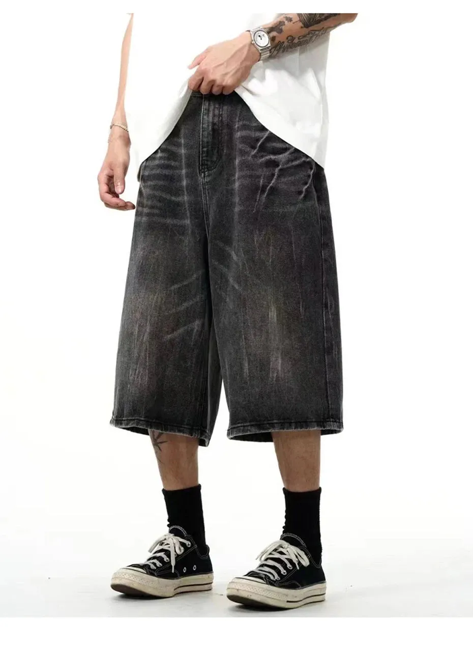 Long Length Grey Jorts