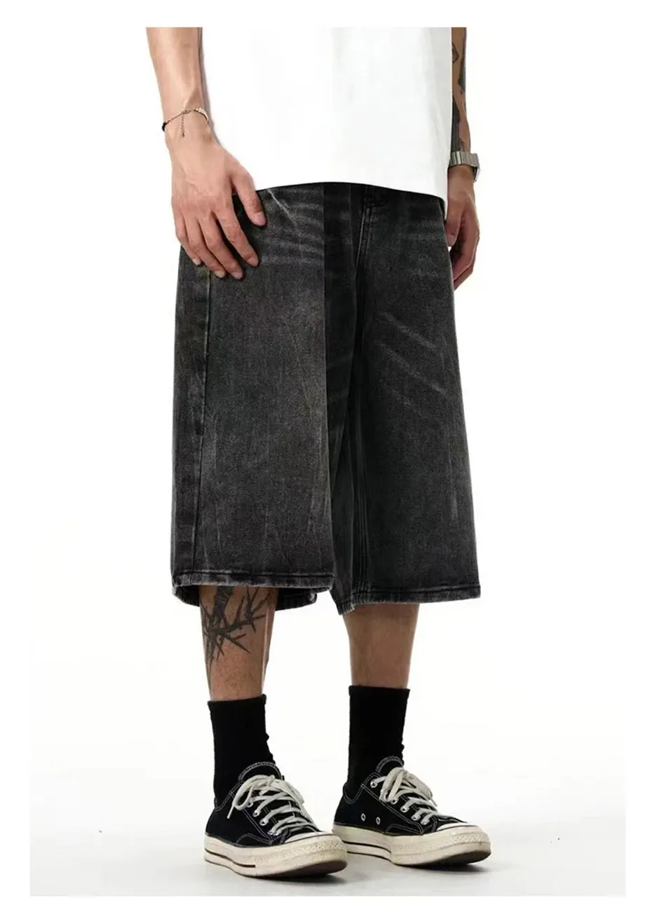 Long Length Grey Jorts