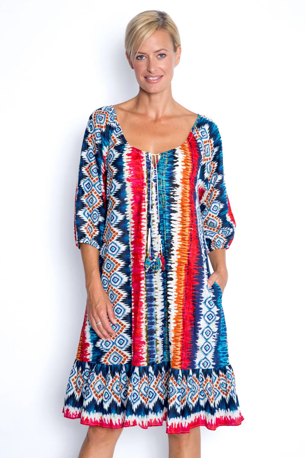 Marquette Dress in Denim