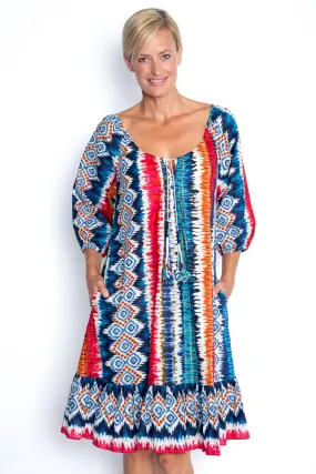 Marquette Dress in Denim
