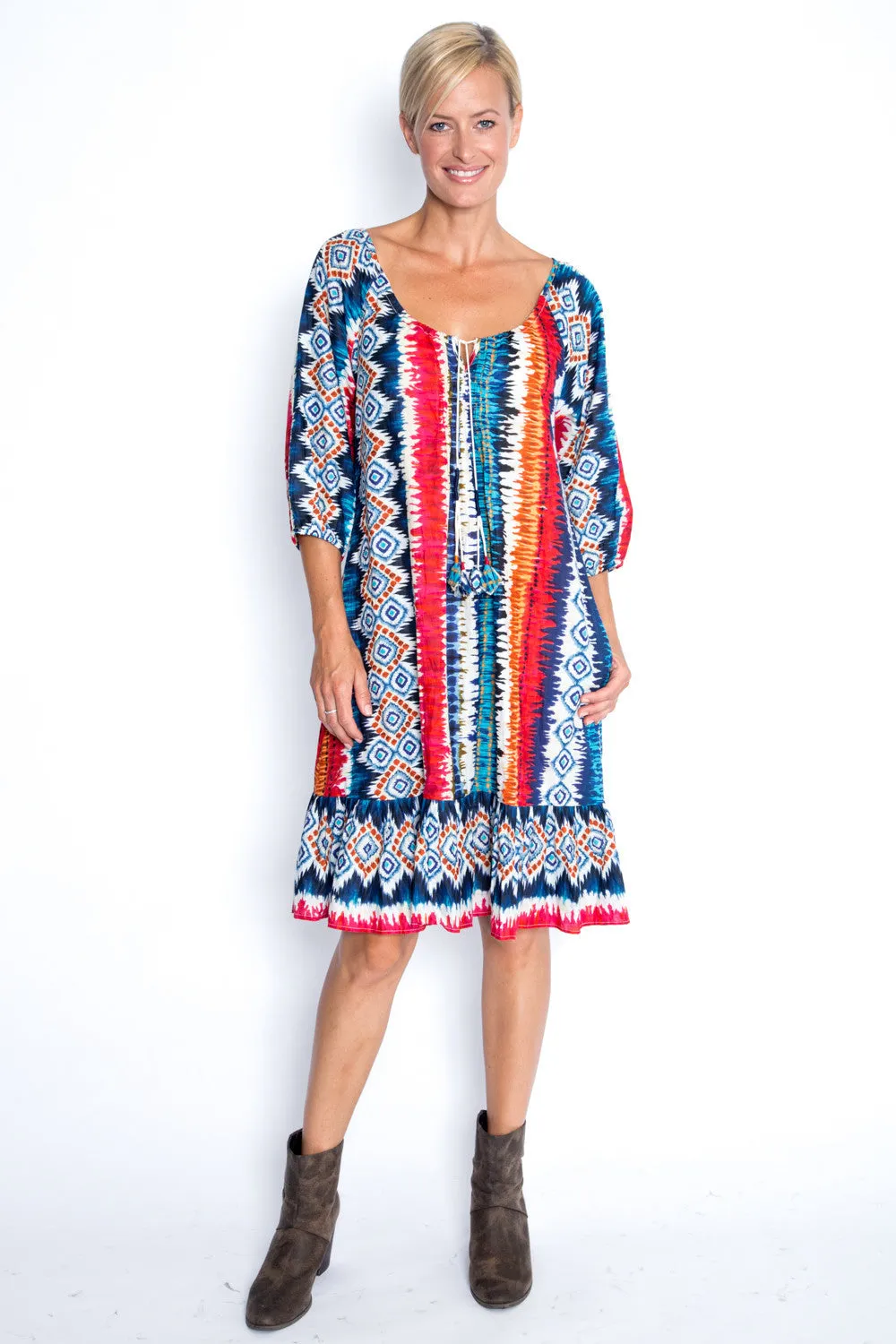 Marquette Dress in Denim
