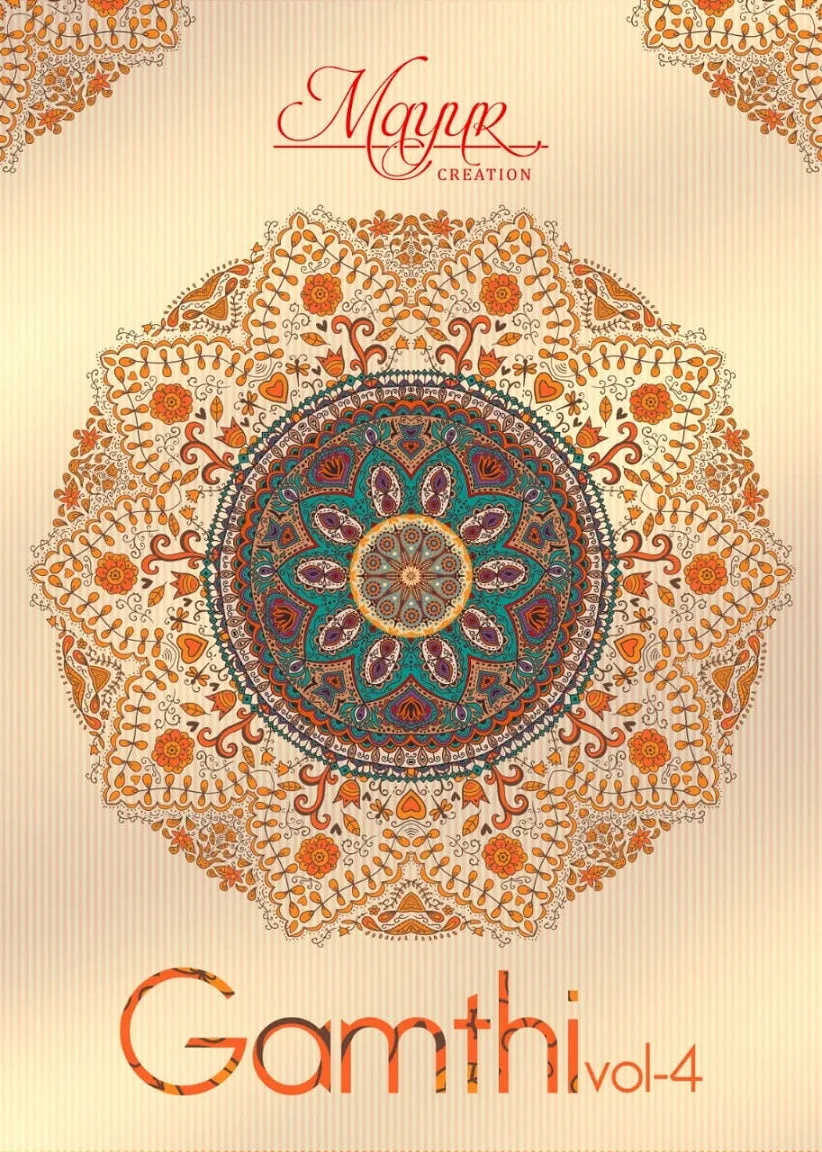 Mayur Gamthi vol 4 Cotton with Printed Regular wear Dress material (370x10)