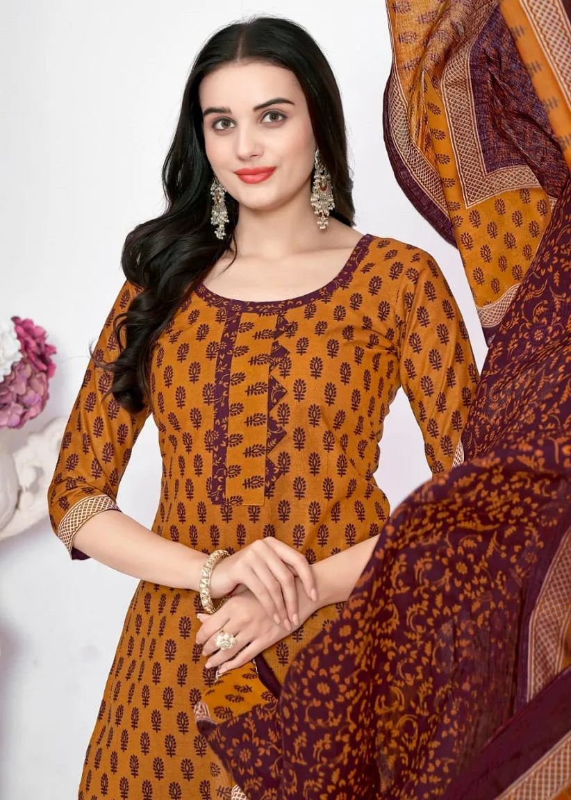 Mayur Gamthi vol 4 Cotton with Printed Regular wear Dress material (370x10)