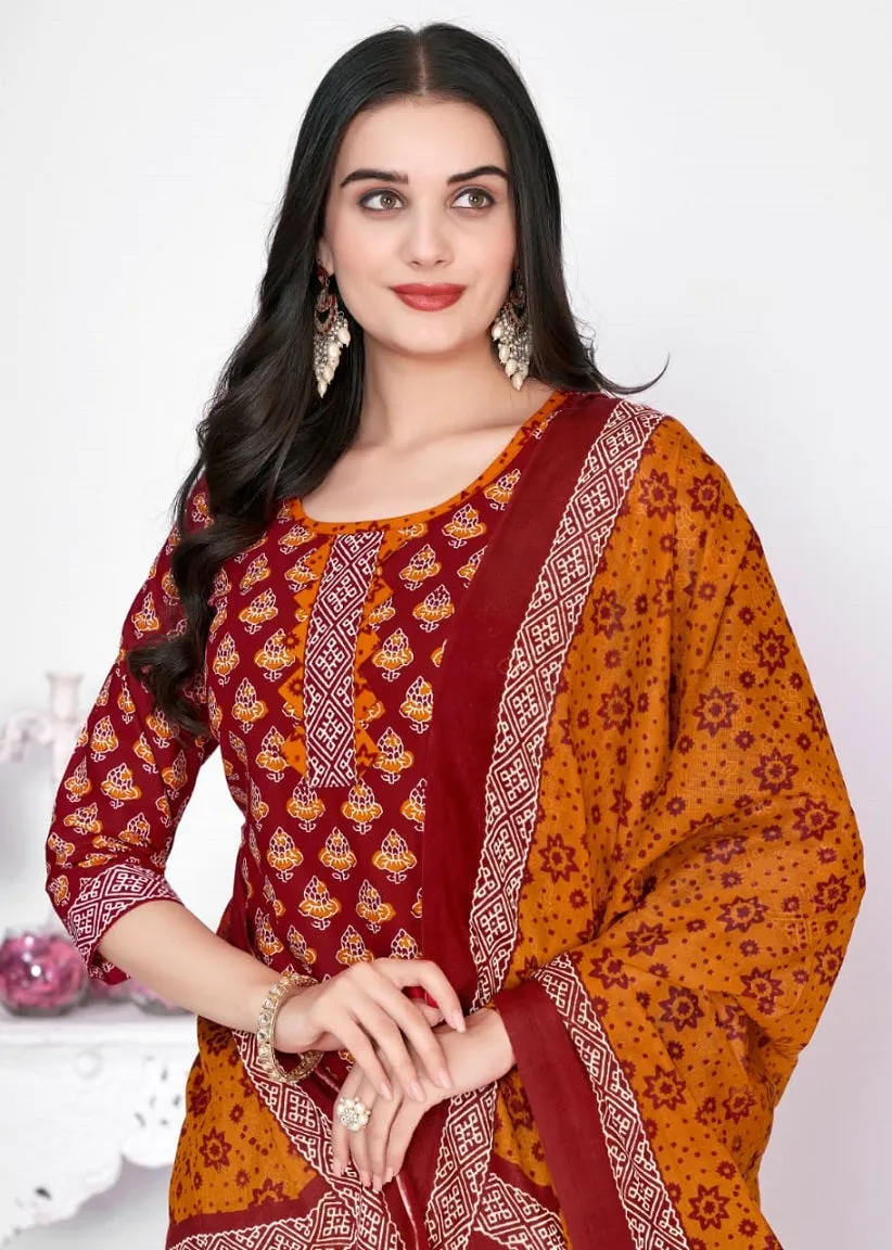 Mayur Gamthi vol 4 Cotton with Printed Regular wear Dress material (370x10)