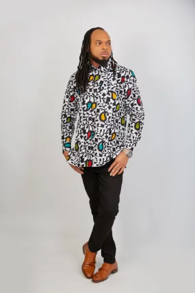 New in African Print Shirt for Men - Iyke