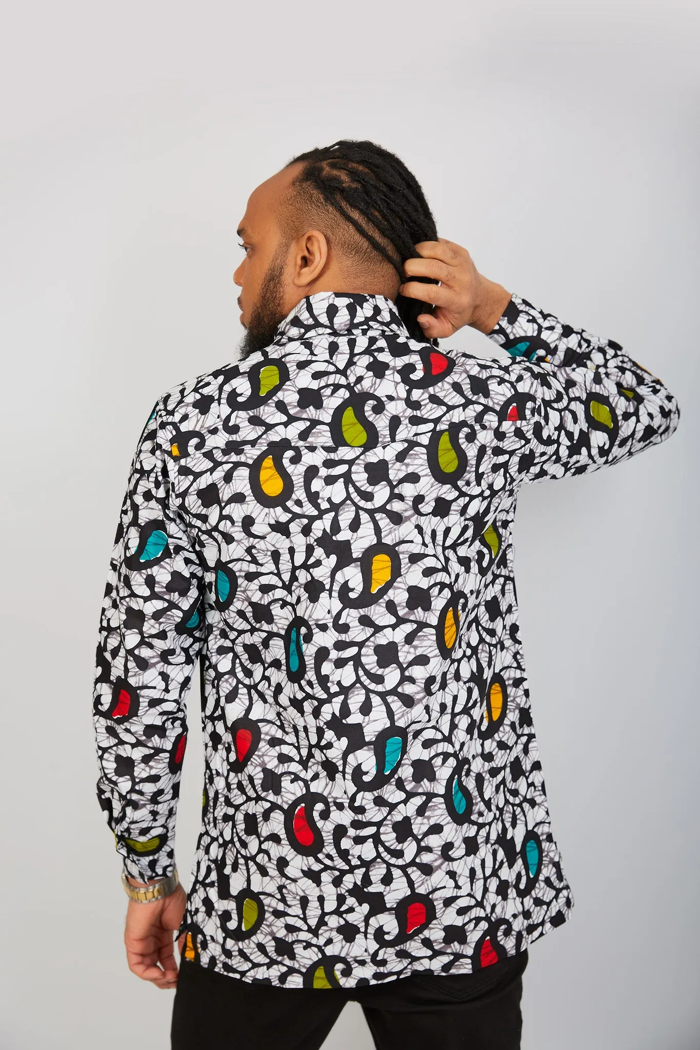 New in African Print Shirt for Men - Iyke