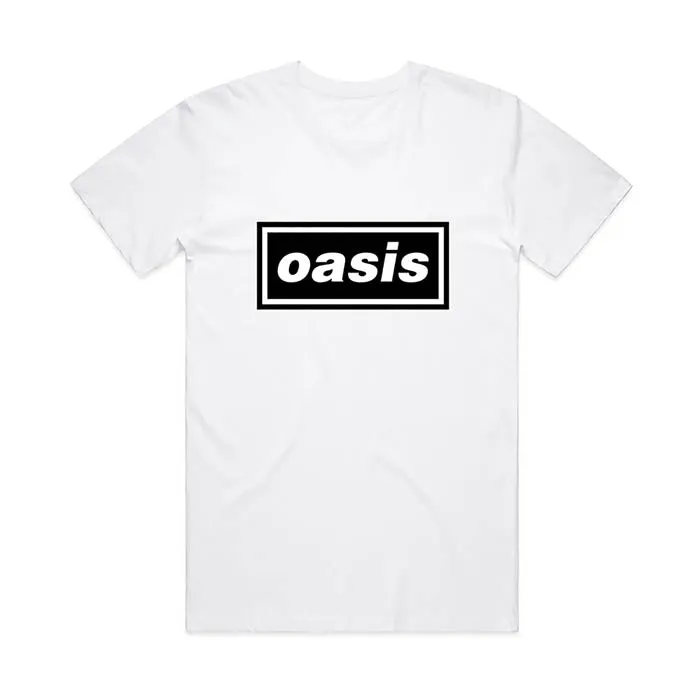 Oasis Decca Logo White T-Shirt