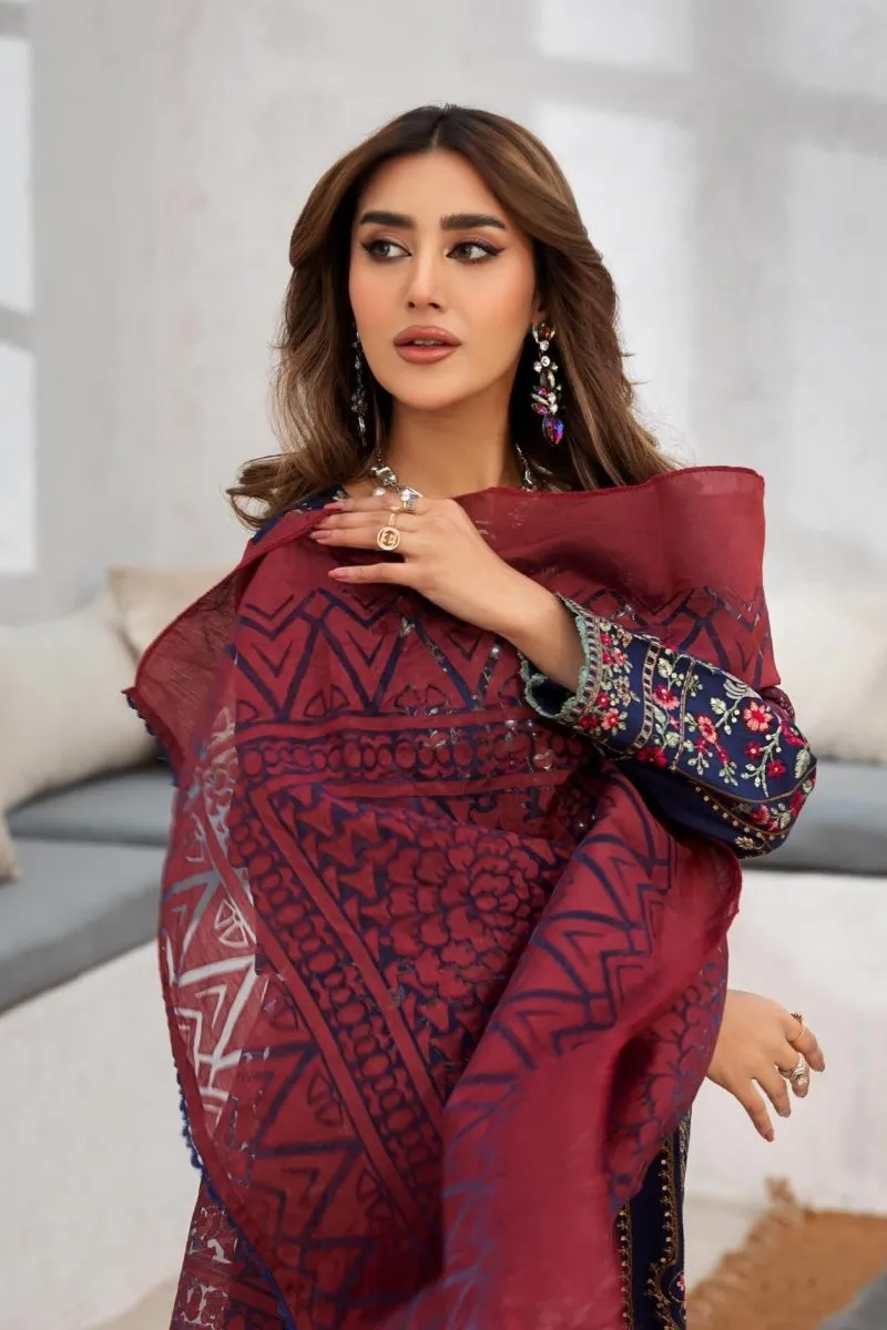 Parishey Embroidered 3 Piece Pakistani Suit PAR11