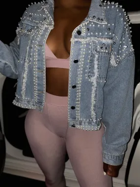 Pearly gates | denim jacket