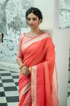 Pure Linen Saree